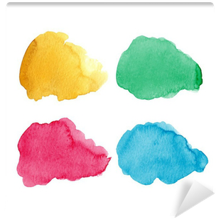 Bright Watercolor Elements For Design Wall Mural • - Stock Photography (400x400), Png Download