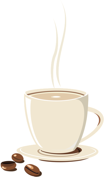 Coffee Cup Clipart, Coffee Cup Images, Clip Art Free, - Vintage Coffee Cup Png (376x600), Png Download