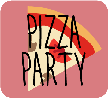 Kids Pizza Party - Pizza (373x338), Png Download