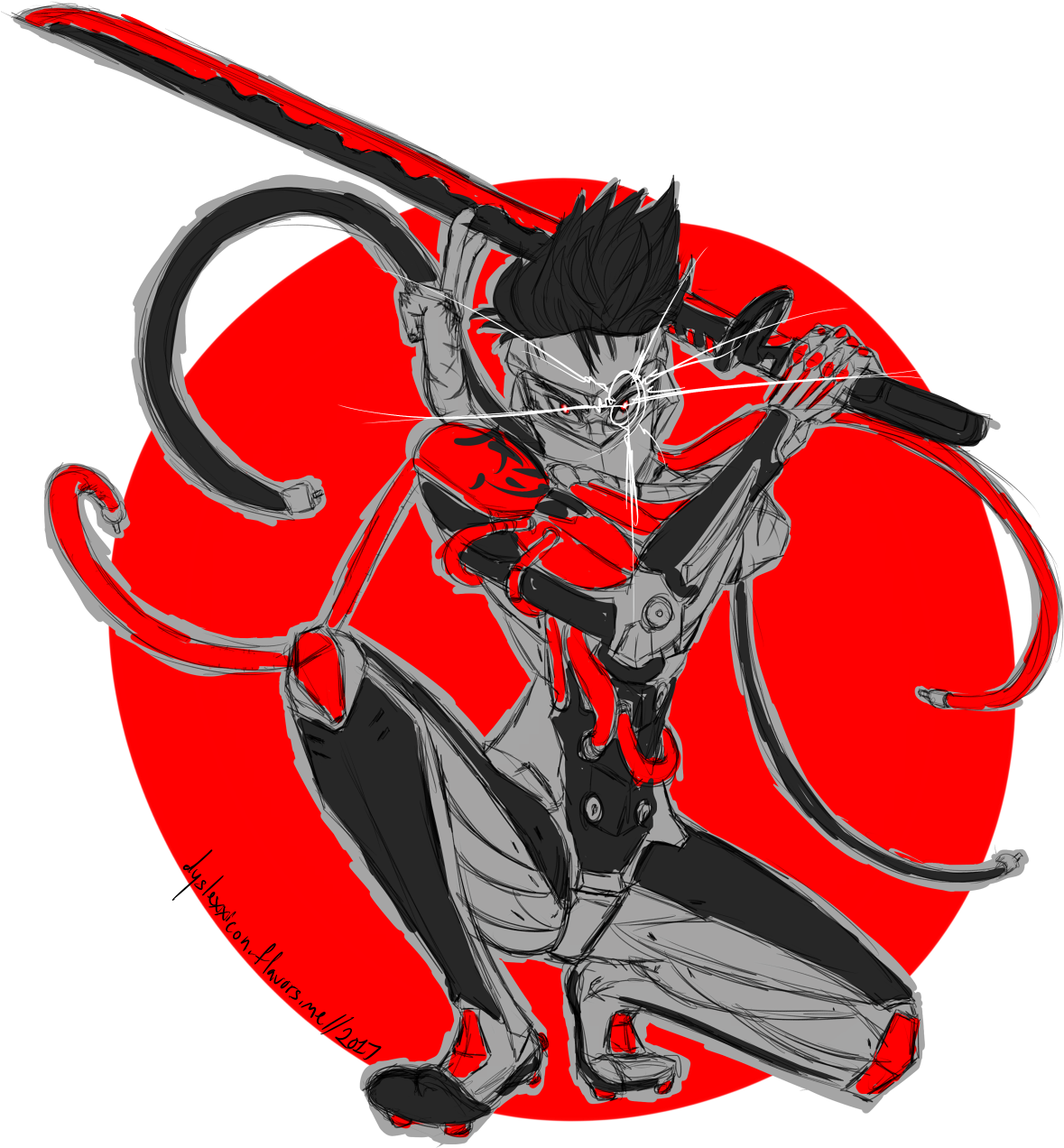 Ya Boi Genji - Cartoon (1202x1305), Png Download