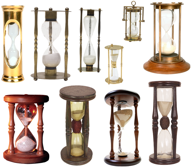 Hourglass, Time, Sand, Clock, Flask, Glass - Hour Glass (832x720), Png Download