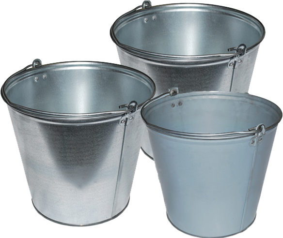 Download - Ведро Оцинкованное 12 Л (600x500), Png Download