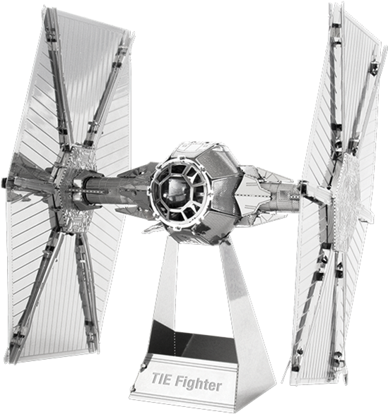 Picture Of Imperial Tie Fighter - Metal Earth 3d Laser Cut Model Star Wars Tie Fighter (584x620), Png Download
