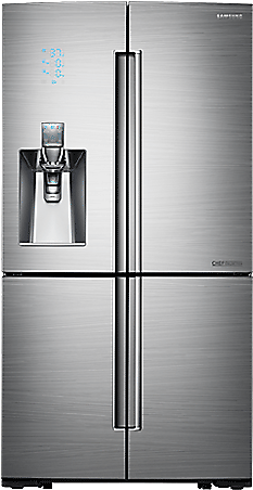 Samsung French Door - Samsung 751l 4 Door French Door Fridge (448x488), Png Download