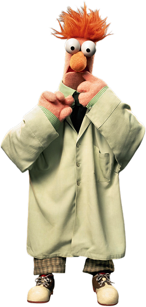Beaker - Muppets Character Encyclopedia (dk) (300x627), Png Download