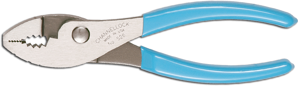 Slip Joint - Channellock 6” Slip Joint Plier - Wire Cutting Shear (965x290), Png Download