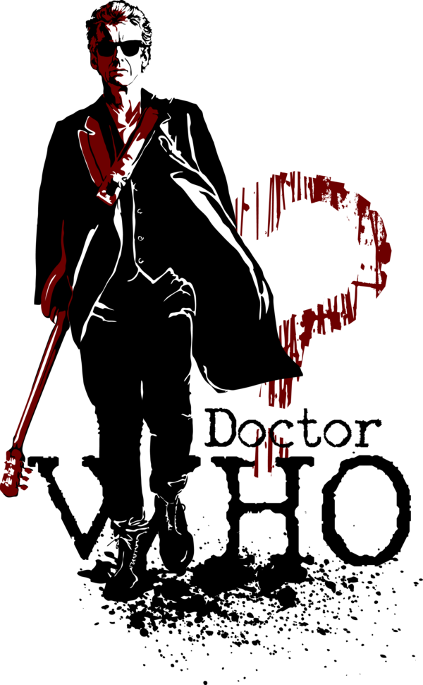 Peter Capaldi As Doctor Who - Peter Capaldi Doctor Who Fan Art (600x970), Png Download