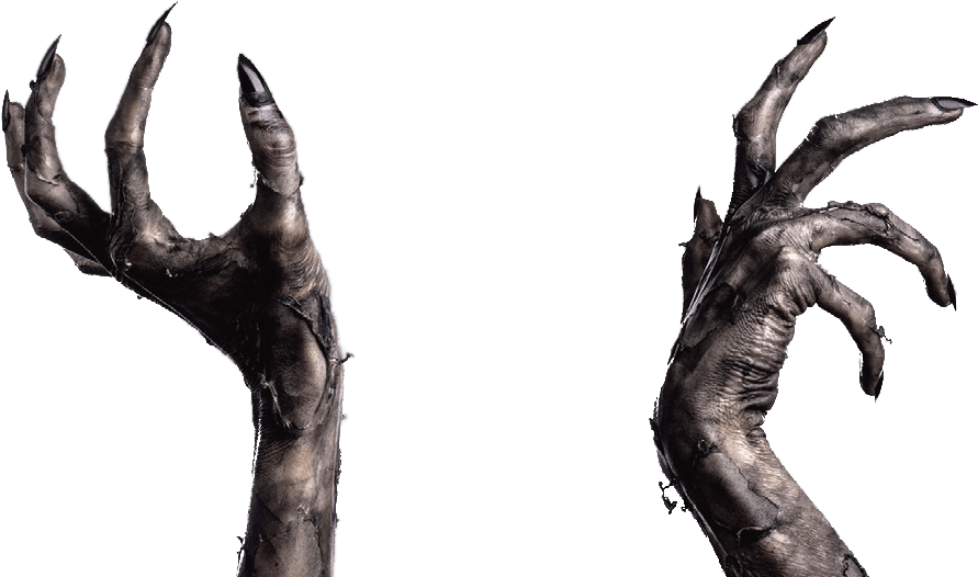 Demon Hand Png (1000x530), Png Download