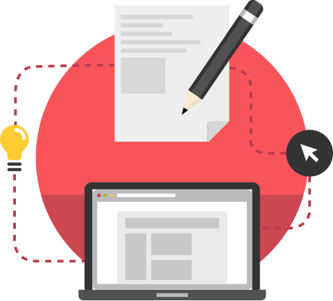 Content Writing - Content Writing Clipart Png (480x434), Png Download