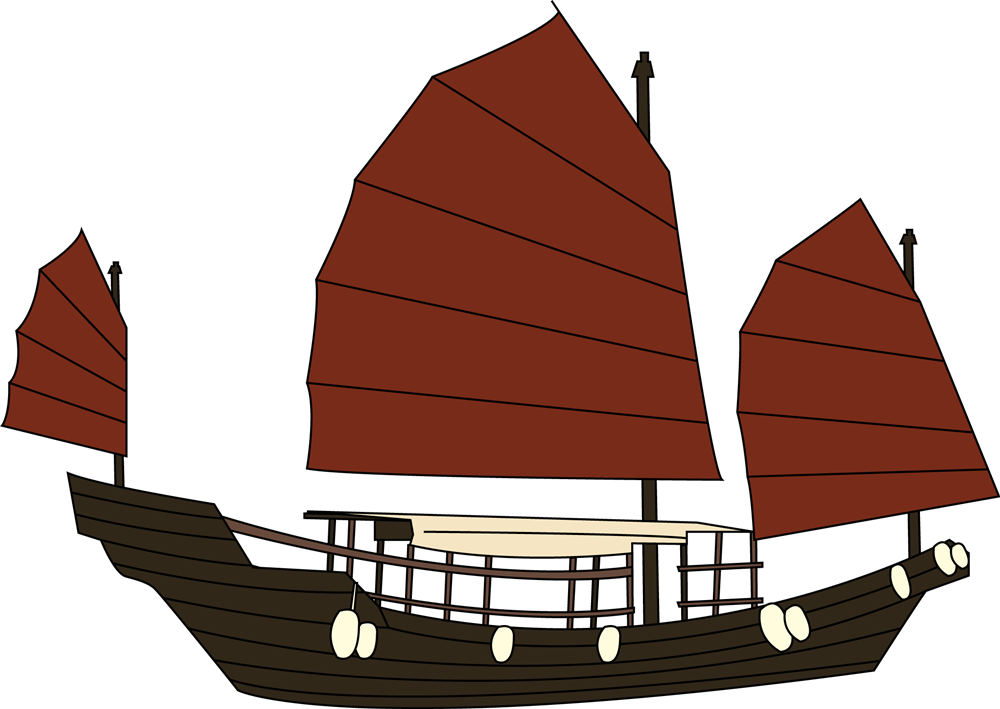 Titanic Clipart Clipper Ship - Hong Kong Boat Clipart (1000x709), Png Download