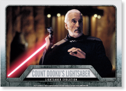 2016 Star Wars Evolution Count Dooku's Lightsaber Evolution - Dooku (595x595), Png Download