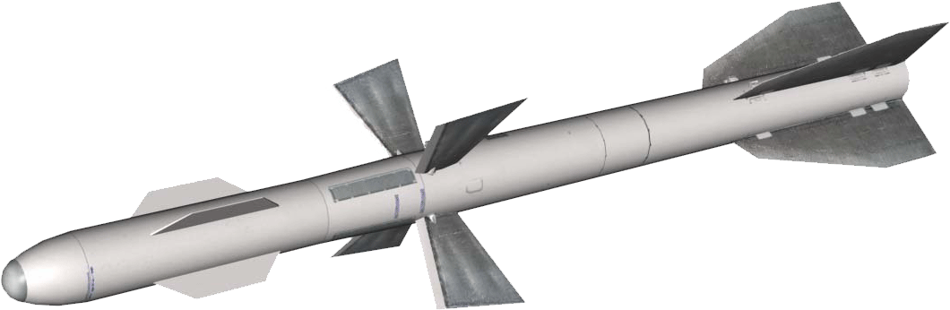 Download - Missile Transparent (1280x402), Png Download