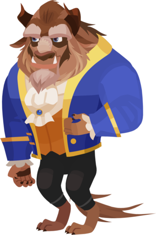 Imágenes De La Bestia Con Fondo Transparente, Descarga - Beast Kingdom Hearts (318x480), Png Download