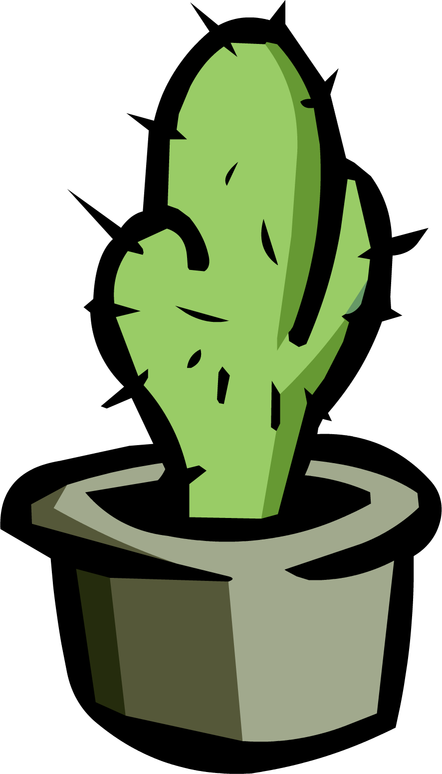Png Image - Transparent Background Cactus Clipart (886x1551), Png Download