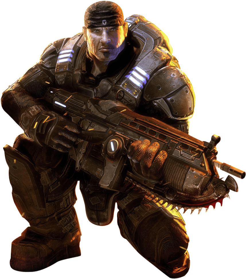 Gears Of War Soldier - Gears Of War Png (930x1024), Png Download
