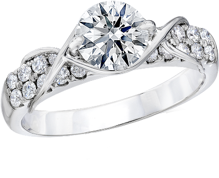 Life More Dazzling 14k White Gold 2ct Tdw Round Diamond (480x480), Png Download
