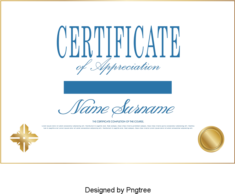 Simple Certificate Certificates Design Vector Material, - Calligraphy (800x800), Png Download