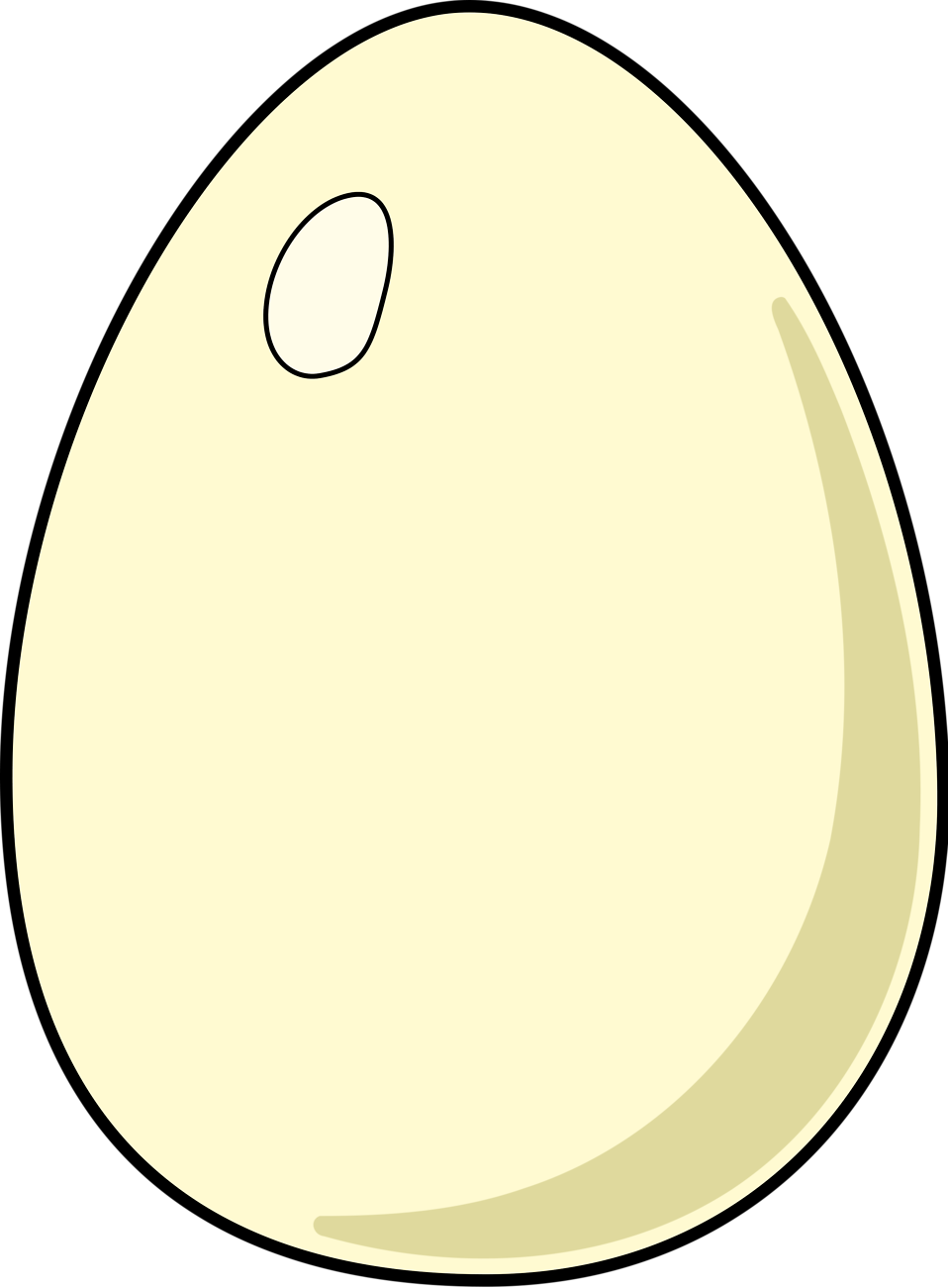 Abought Clipart Egg - Cartoon Egg Png (958x1301), Png Download