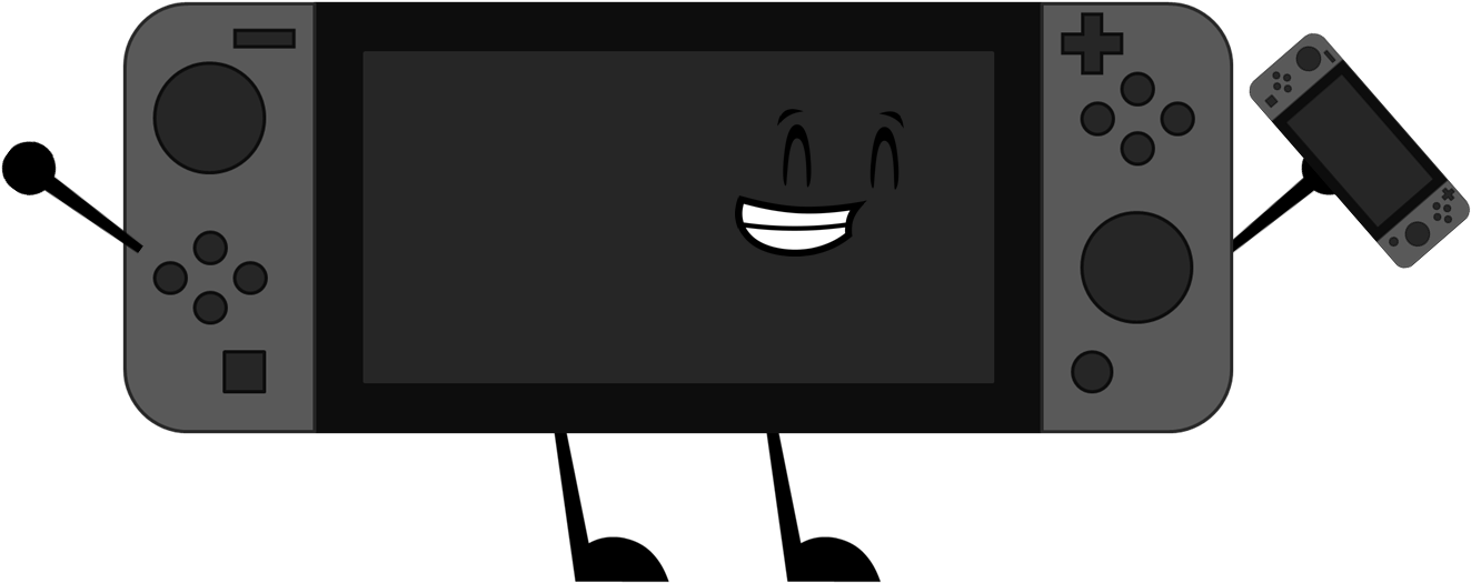 Nintendo Switch Pose - Object Shows Nintendo Switch (1336x529), Png Download