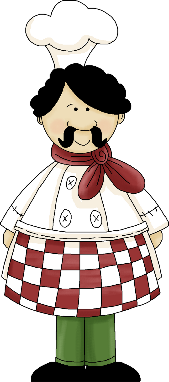 Free Italian Chef Printable For Invitations - Italian Chef Clipart Free (708x1600), Png Download