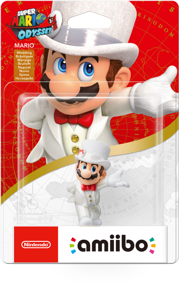 Talk About A Strange Way To Find Out New Information - Amiibo Super Mario - Wedding Mario (736x1024), Png Download