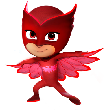 Pj Masks - Owlette Pj Mask Png (381x407), Png Download