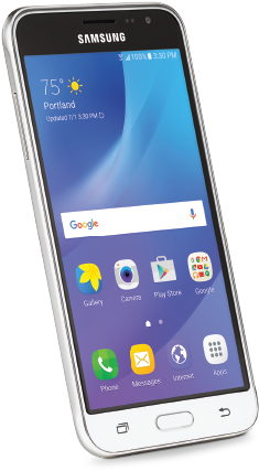 Are You Looking For Newer Technology That Lets You - Samsung Galaxy J3 - 16 Gb - White - Unlocked - Gsm (308x449), Png Download