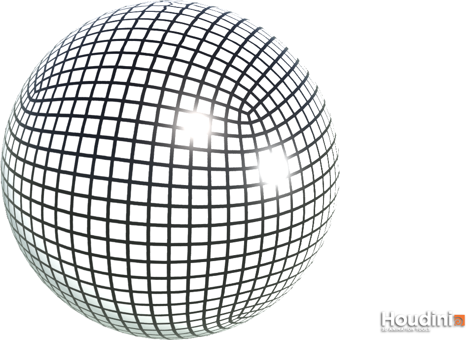 This Is The Resulting Sphere Of The Above Texture - Grid Sphere Texture (1280x720), Png Download