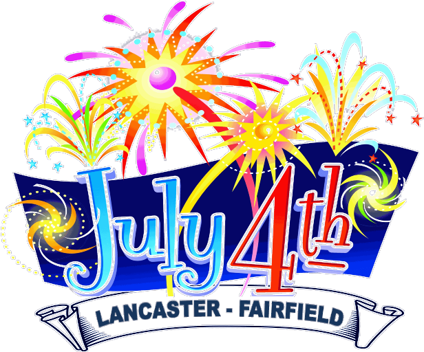 Lancaster-fairfield County Fireworks - 2017 Fourth Of July (815x550), Png Download
