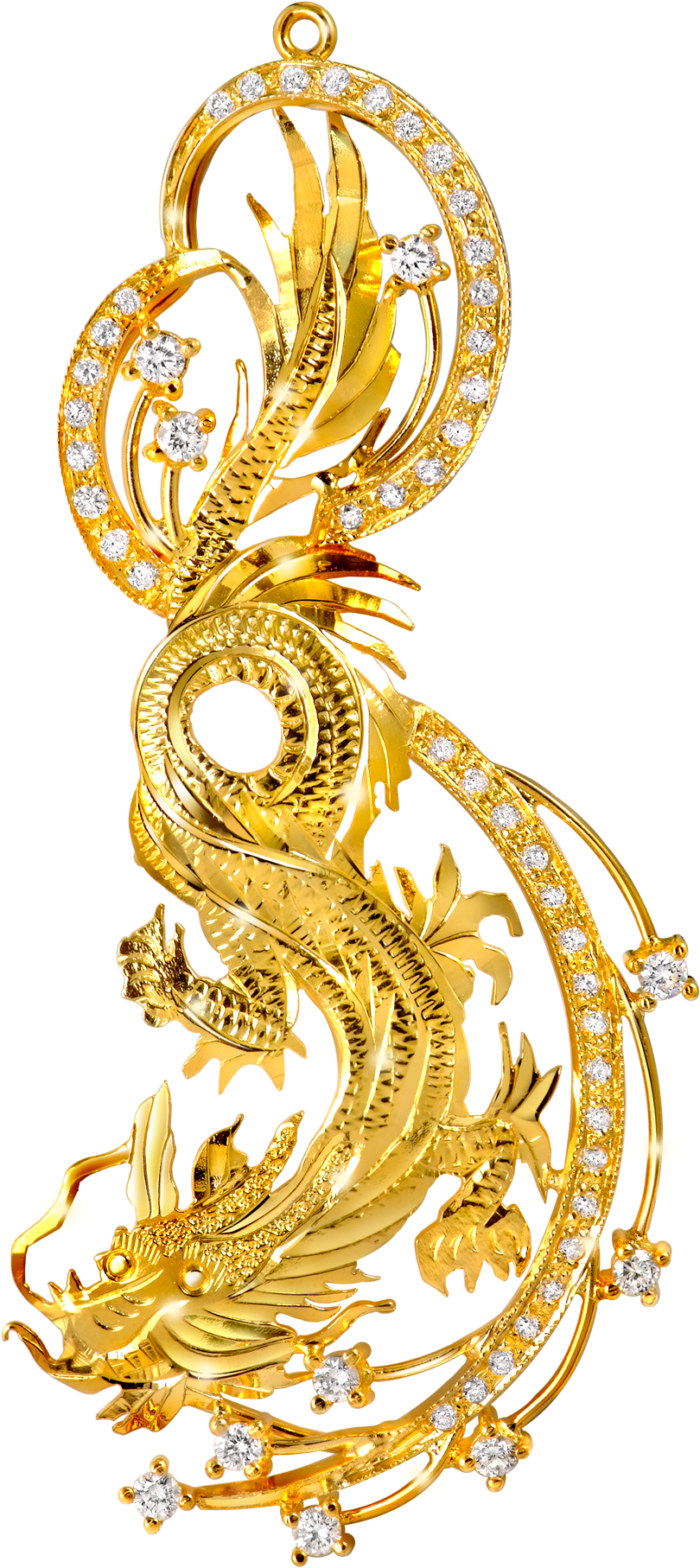 Phoenix Pendant Earrings - Pendant (1200x1857), Png Download