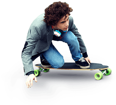 Skateboard - All New Text Effect Png (400x400), Png Download