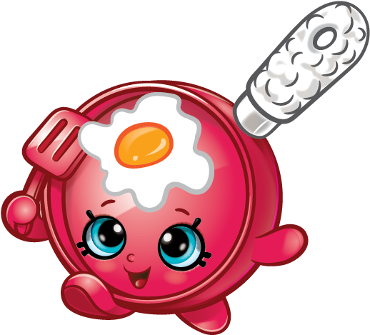 Small-fry Pan Shopkins Bday, Shopkins Cake, Shopkins - Characters Shopkins (577x496), Png Download