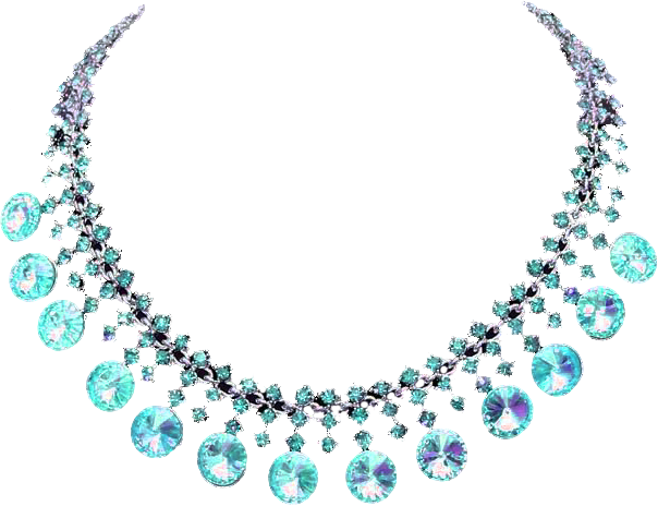 Jewelry Clipart May - Clip Art Necklace (604x464), Png Download