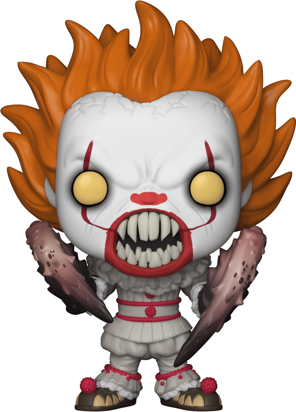 It Pennywise Spider Legs Pop - Funko Pop! Movies: It - Pennywise With Boat (1119x1534), Png Download