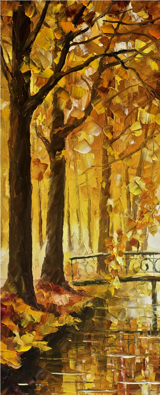 Test For Harrisf - Leonid Afremov Winter (520x1600), Png Download
