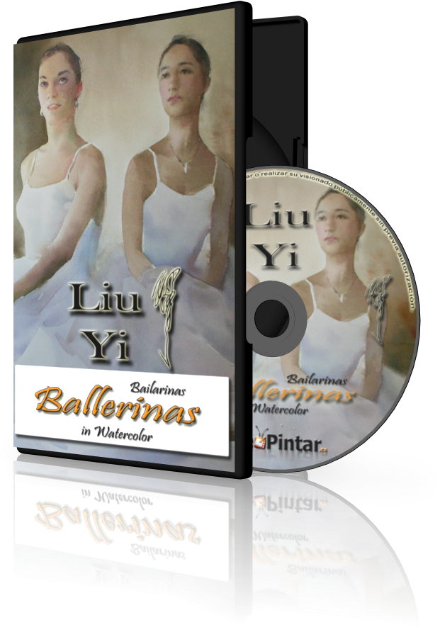 Ballerinas In Watercolor - Disco (674x923), Png Download