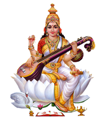 Saraswati Png Images - Goddess Saraswati (647x400), Png Download