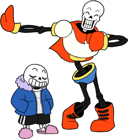 The Dancing Sans Club For Lenny Faces - Undertale Papyrus And Sans Dance (665x643), Png Download