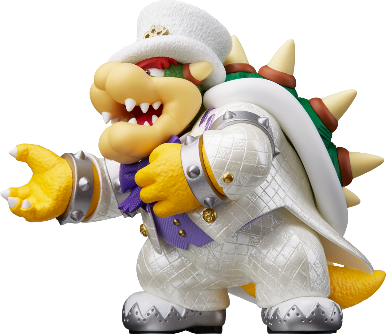 Mario Odyssey Wedding Bowser Separate - Amiibo Super Mario - Wedding Bowser (1256x1085), Png Download