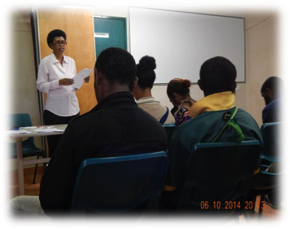 A Staff Of Rcf Talking To Students - Classroom (423x335), Png Download
