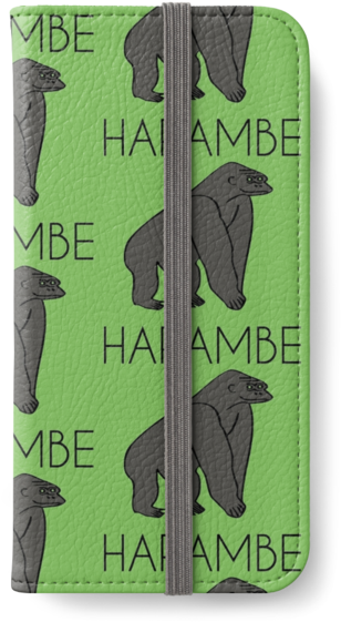 Harambe The Brave Gorilla Brave, Billeteras - Wallet (500x761), Png Download