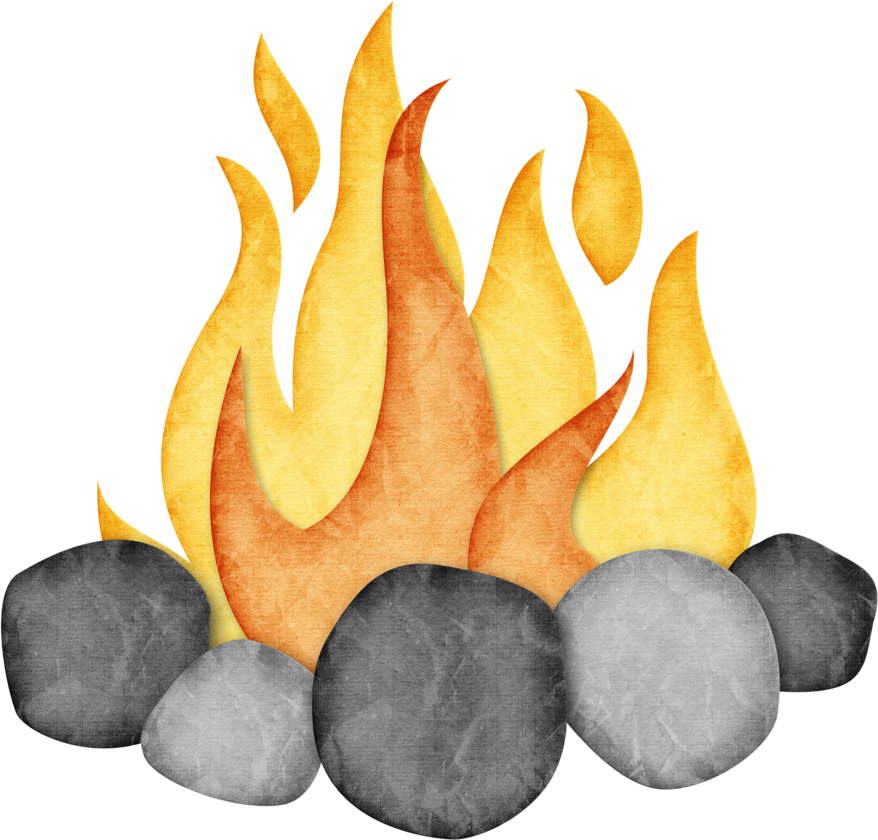 12 Png Files - Cute Campfire Clipart (878x840), Png Download