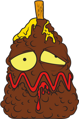 Cornycorndog1 - Sandwich Cookies (400x400), Png Download