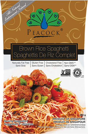 37%brown Rice Spaghetti (319x469), Png Download