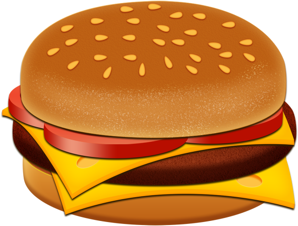 Burger, Beautiful, Cheese Png And Psd - Psd (640x640), Png Download
