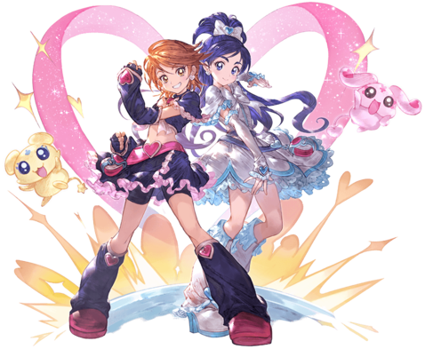 Pretty Cure A - Futari Wa Pretty Cure (480x400), Png Download