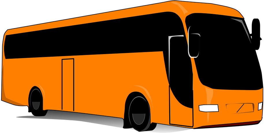 School Bus Png - School Blue Bus Clipart (960x493), Png Download