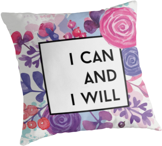 Watercolor Flowers Inspirational Success Quote - Art Print: Happy Anniversary Letter By Kimberly Allen (875x875), Png Download