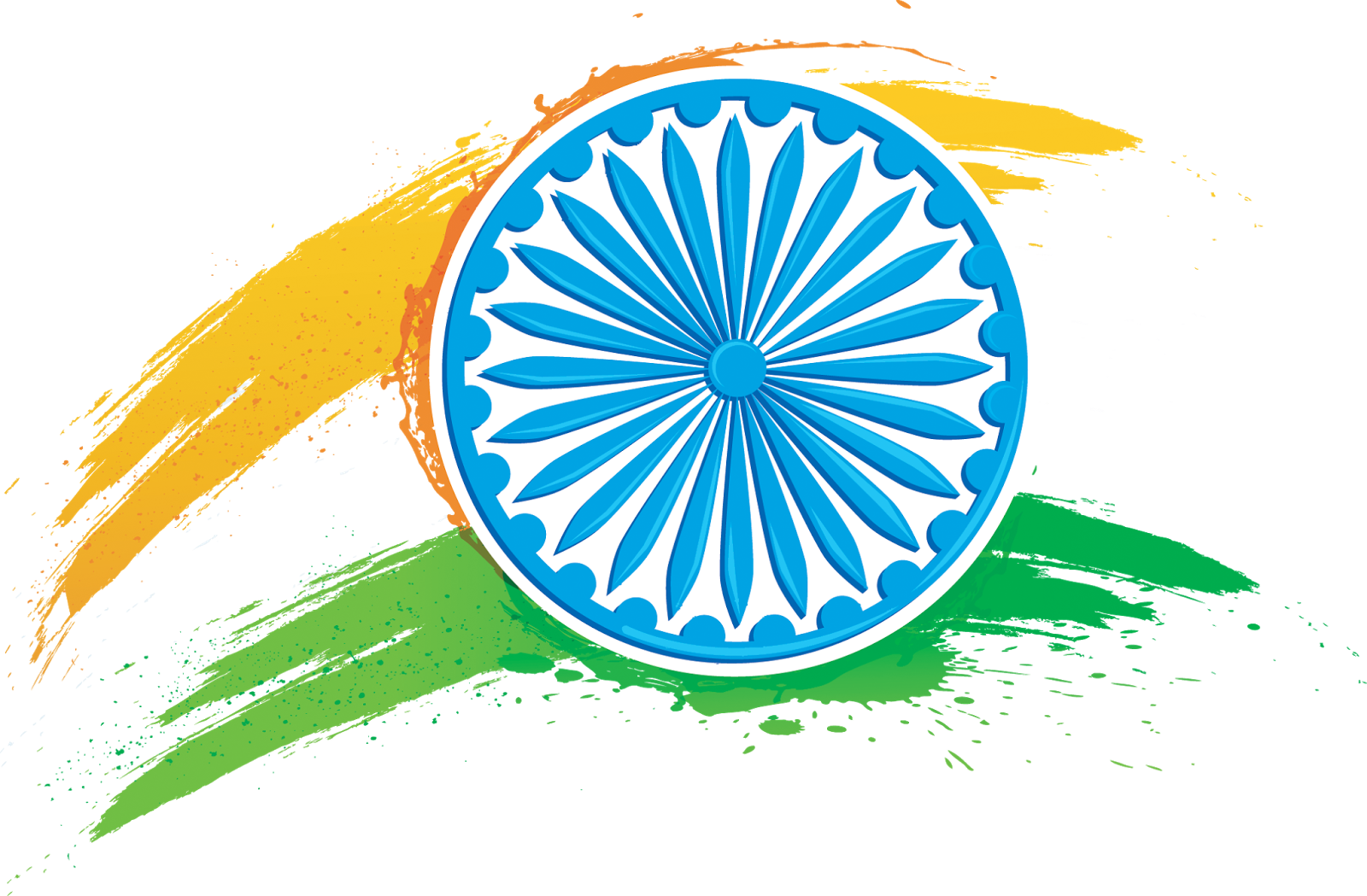 Bruce Lee - Transparent Indian Flag Png (1600x1049), Png Download