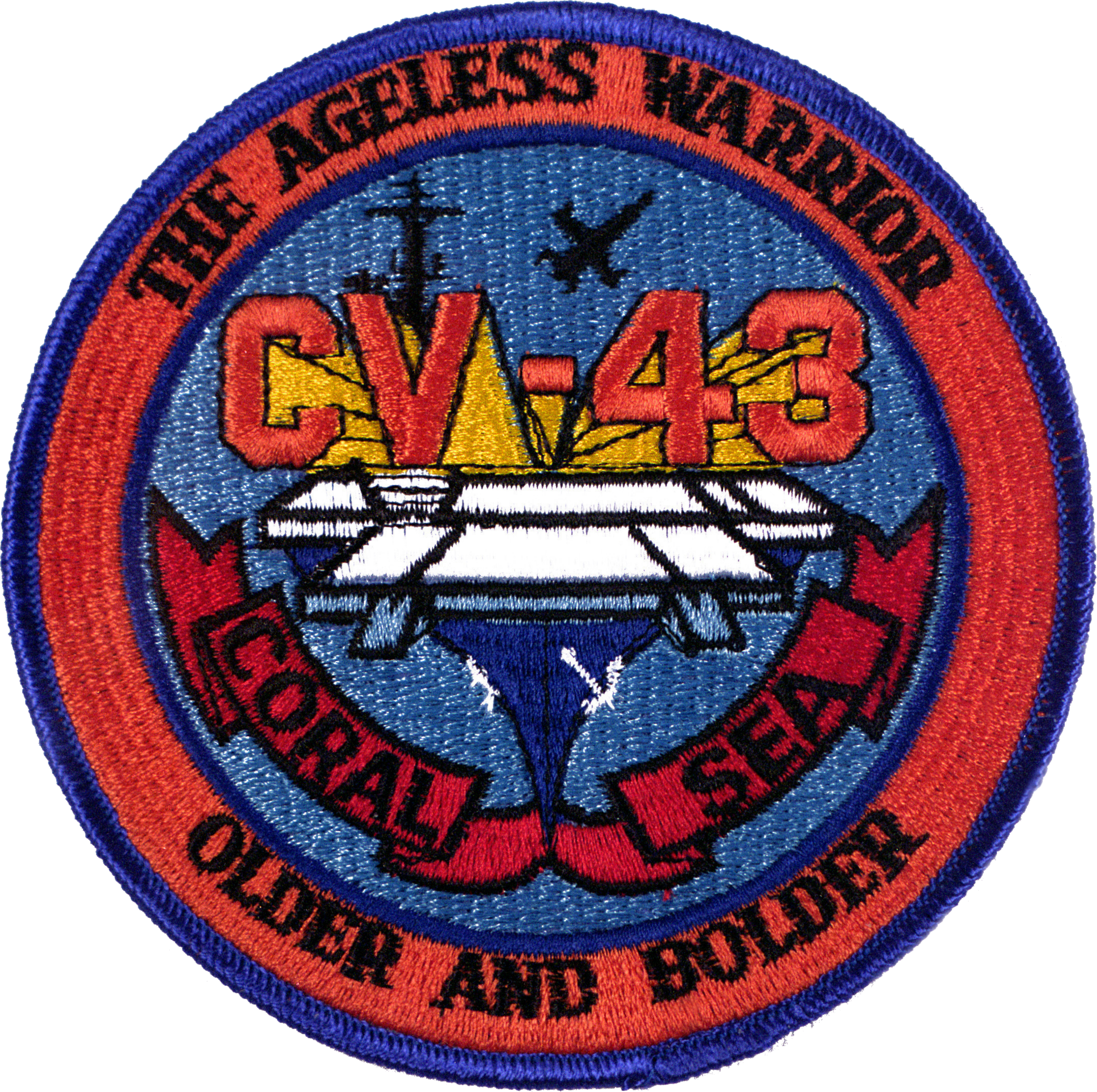 Uss Coral Sea Insignia 1987 - Uss Coral Sea (2153x2142), Png Download